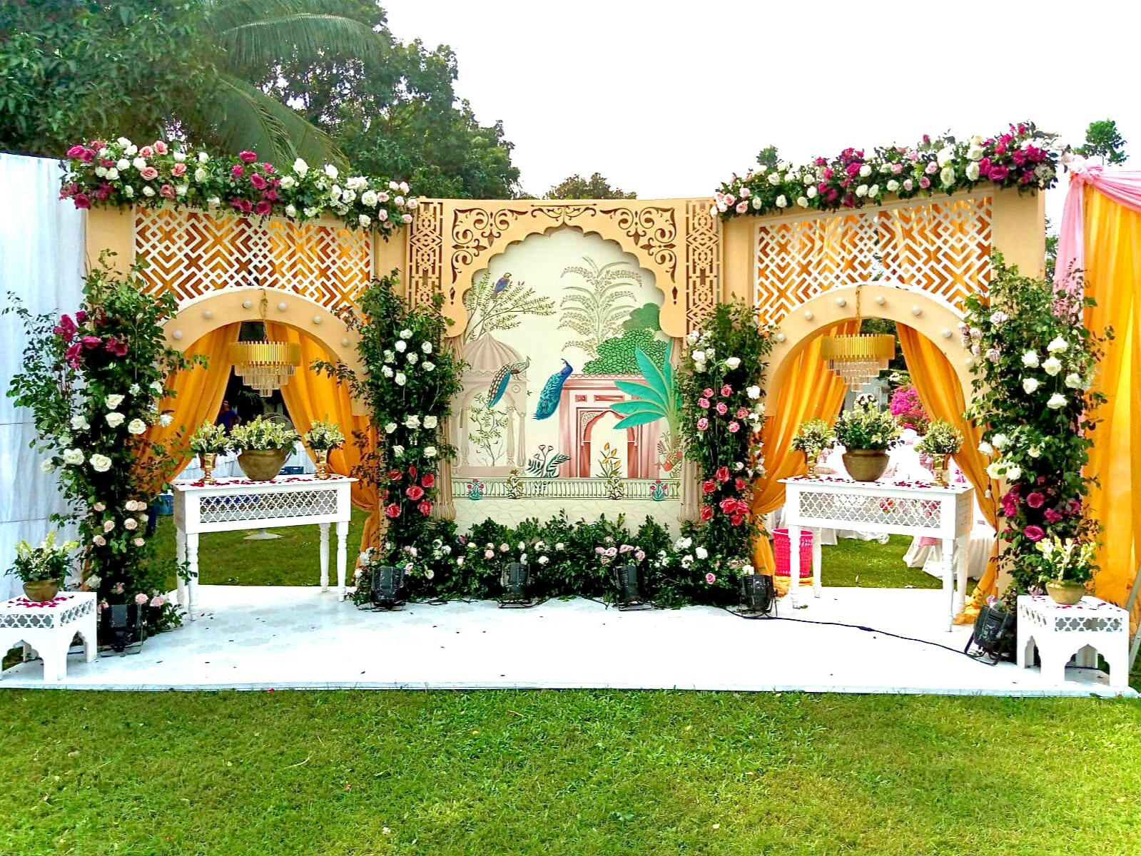 Intimate Garden Wedding Ceremony