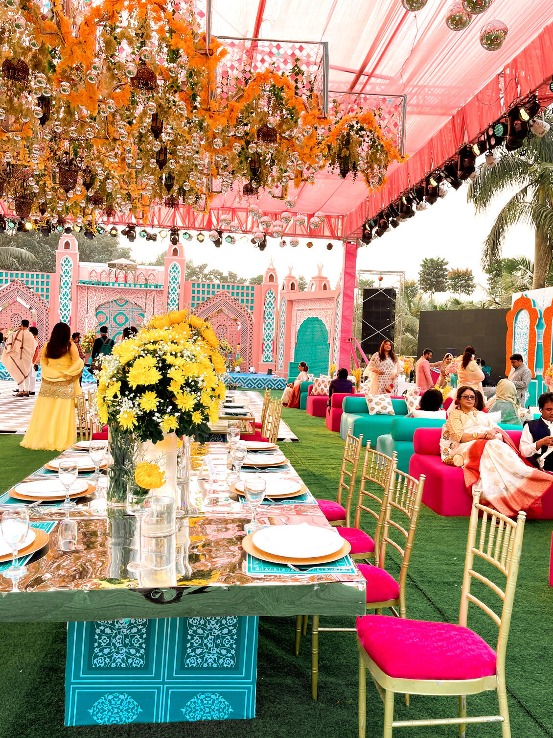 Decorated Dining Area
